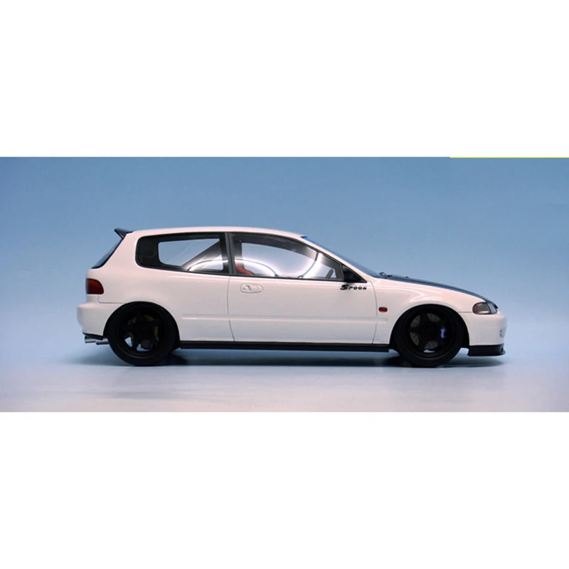 Limited TW Resin 1/18 Honda Civic 5th Generation EG6 1993 White Car Model Adult Classic Collection Static Display Boy Toys