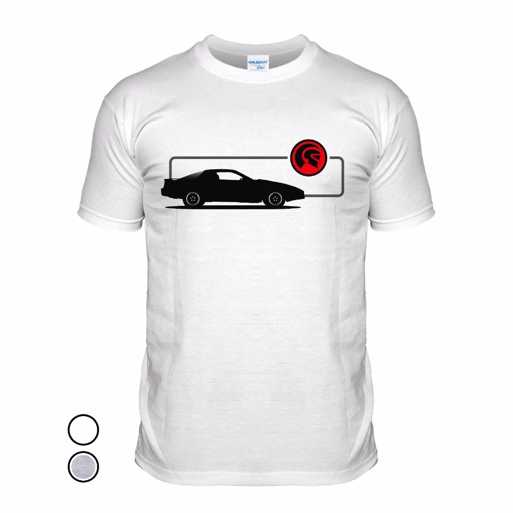 New Brand Clothing Short Sleeve Cotton T Shirts Man Clothing Rider Car American Show 80S Robot Car Retro 1980S Classic T-Shirt