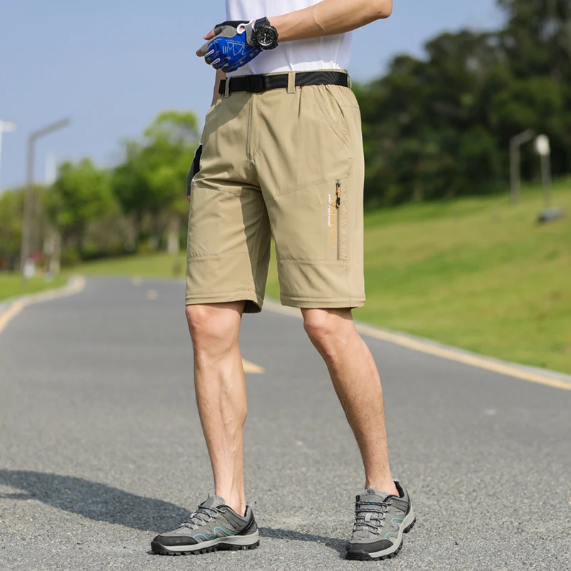 المشي لمسافات طويلة في الهواء الطلق للرجال يمكن أن خلع السراويل دونات مقاوم للماء أزياء وسيم كلاسيكي متعدد التطابقات نسيج متين مريح
