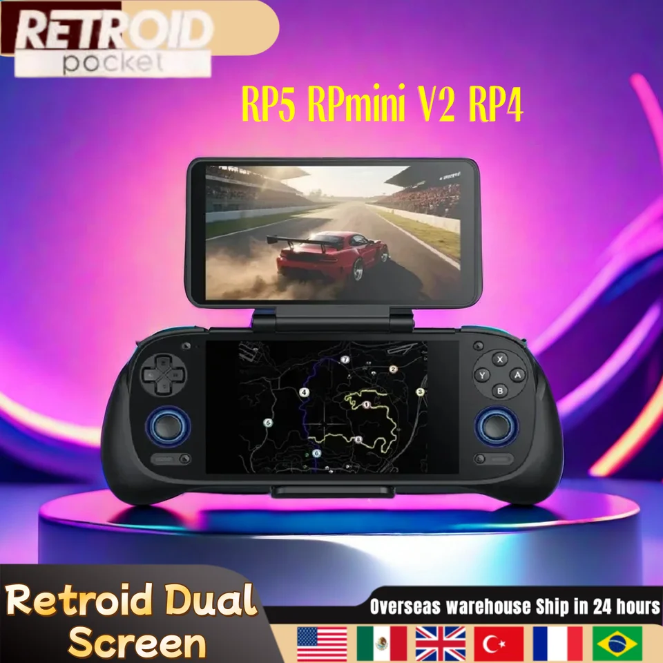 Retroid デュアルスクリーンアドオン 5.5インチ AMOLED 1080P タッチ