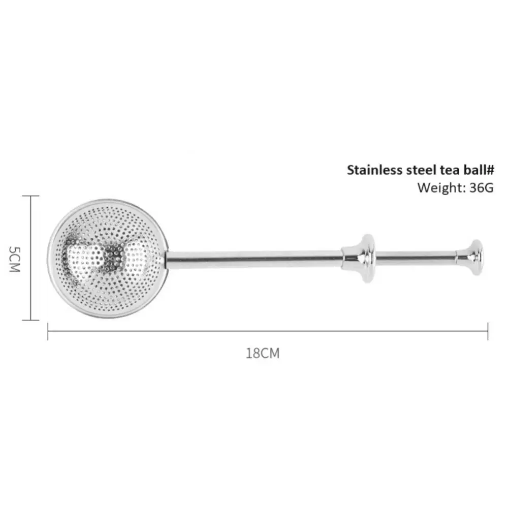 Stainless Steel Tea Infuser Strainer Sphere Mesh Tea Filter Teaware Metal Tea Bag Seive Diffuser Handle Teapot Tea Ball Strainer