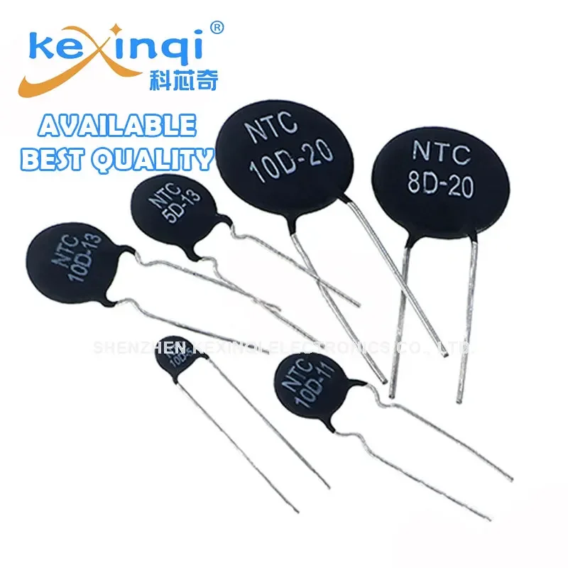 10pcs Thermal Resistor NTC 5D-11 10D-9 10D-11 47D-15 10D-20 10D-13 8D-11 10D-15 5D-15 10D-7 MF11-103 10D-25 8D-20 20D-20 5D-9