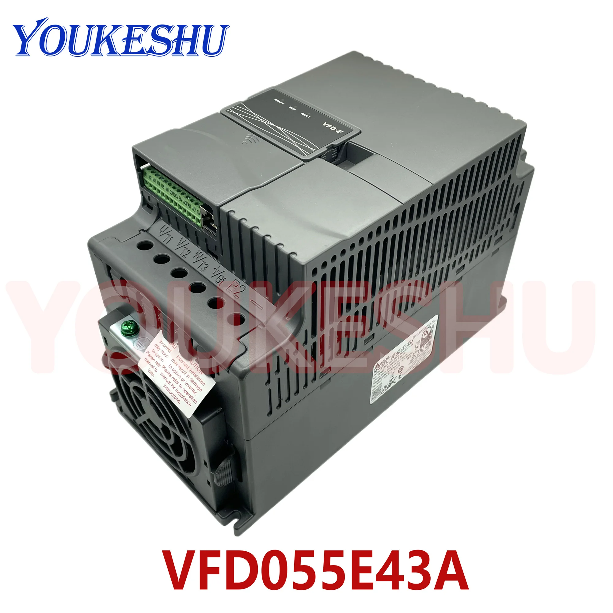 Nouvel entraînement original de moteur à courant alternatif d'inverseur VFD-E de VFD055E43A 380V 5.5Kw 7.5HP 13A 600HZ