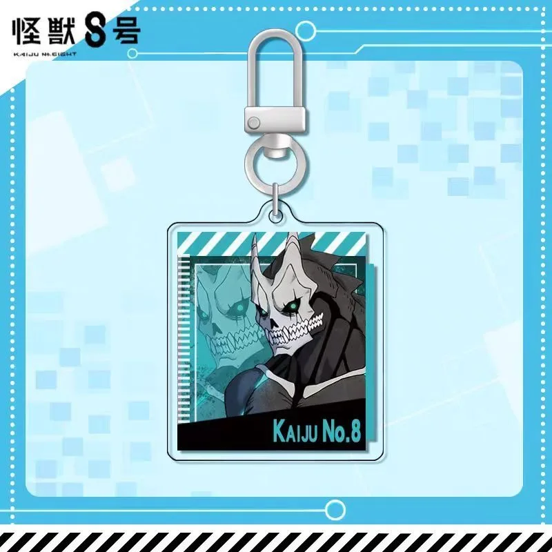 Monster No. 8 Hibino Kafka Ashiro Mina Shinomiya Kikoru Animation peripherals Fashion acrylic keychain bag decoration pendant