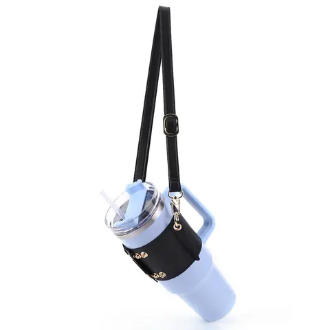6 best sales leather bottle holder - №6