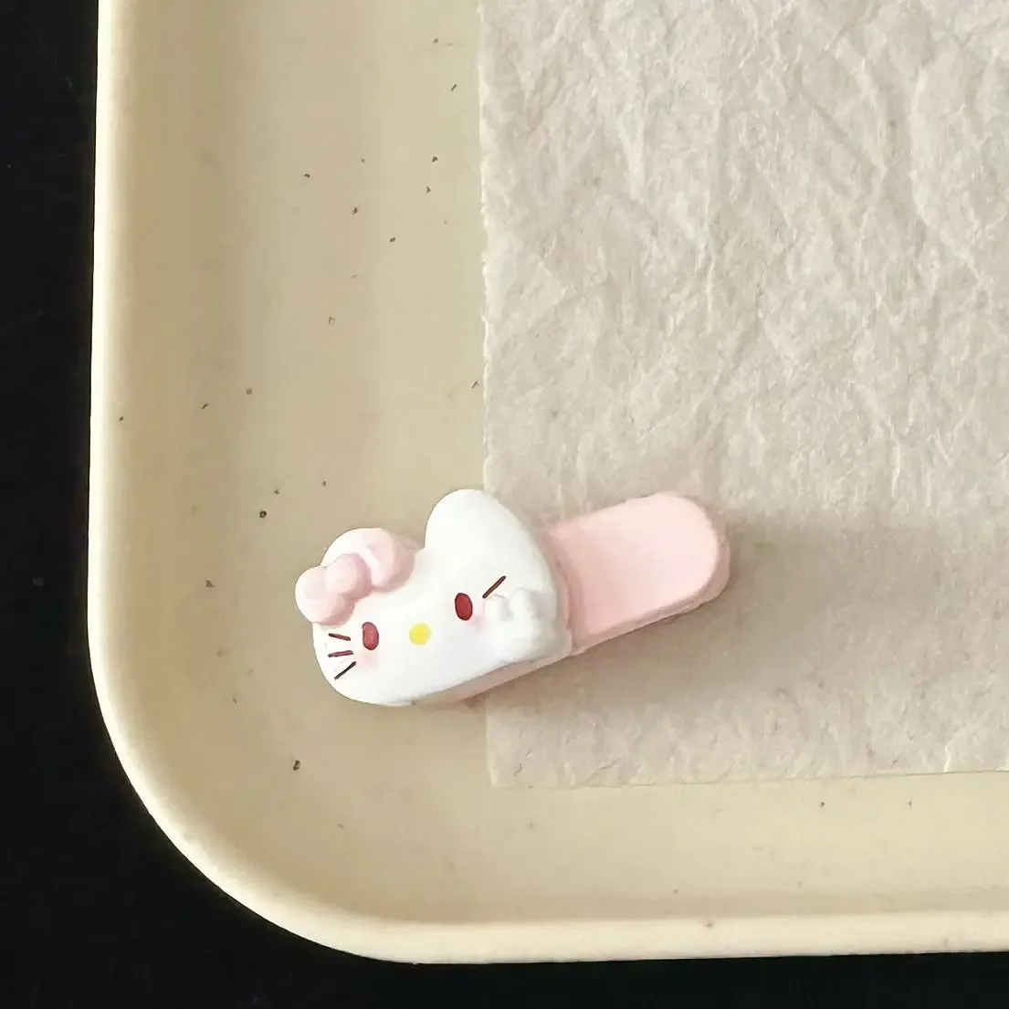 Sanrio Anime Hello Kitty Cartoon Pink Hairpin Girl Kawaii Mini Duckbill Hairpin Bangs Side Clip Headwear Cute Girly Heart