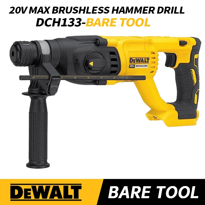 Dewalt Dch133 Kit de Broca de Martelo Rotativo Ferramenta Apenas 20v Max xr Brushless Recarregável sem Fio Compacto Ferramentas Elétricas de Broca de Impacto