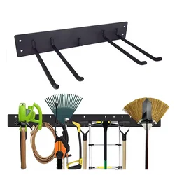 Large Garage Tool Storage Rack Wall Mount Home Garden Tool Storage Organizer for Yard Shovel Rakes Brooms Trimmers Hoses