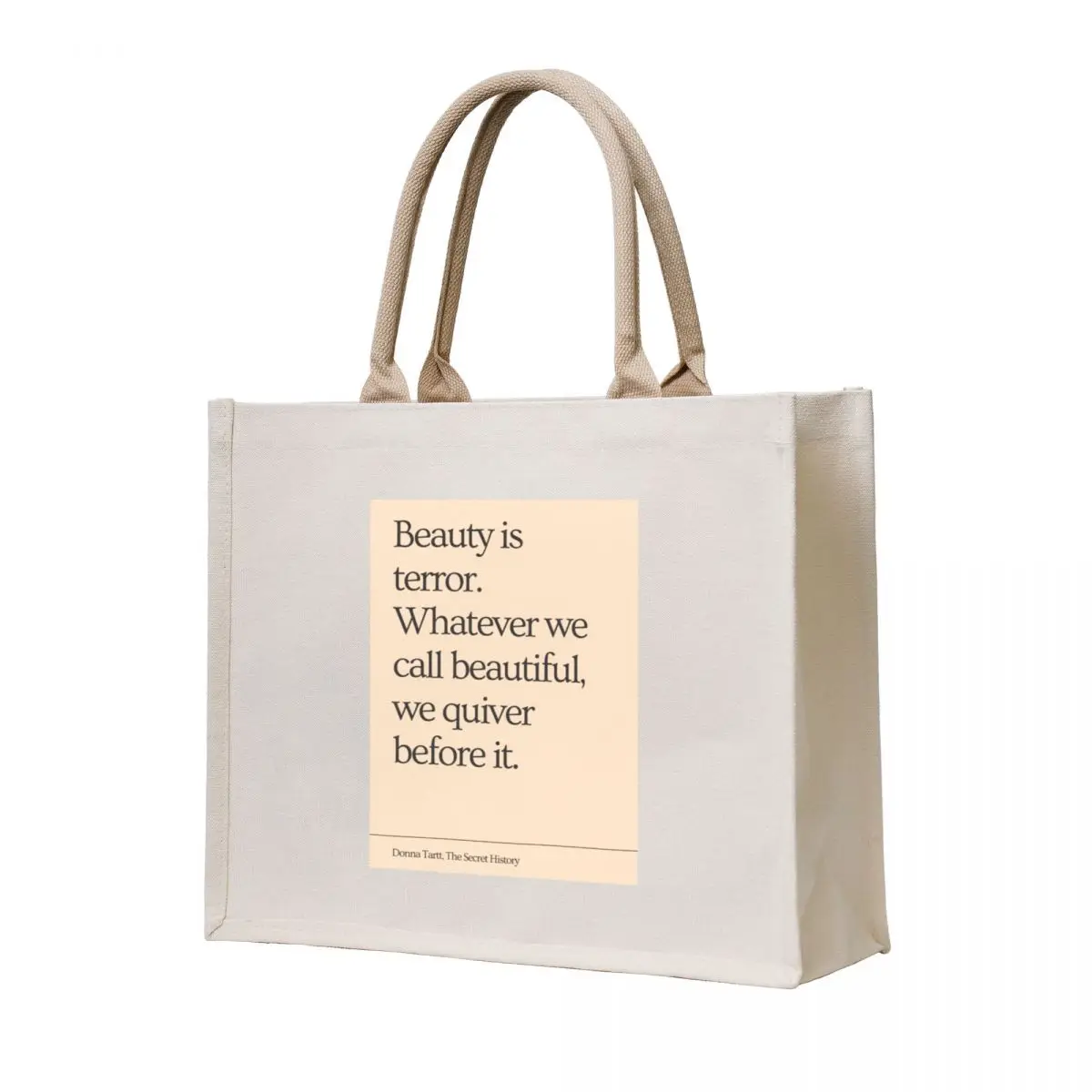 

The Secret History Quote Tote Bag reusable shopping bags Women's shopper canvas tote