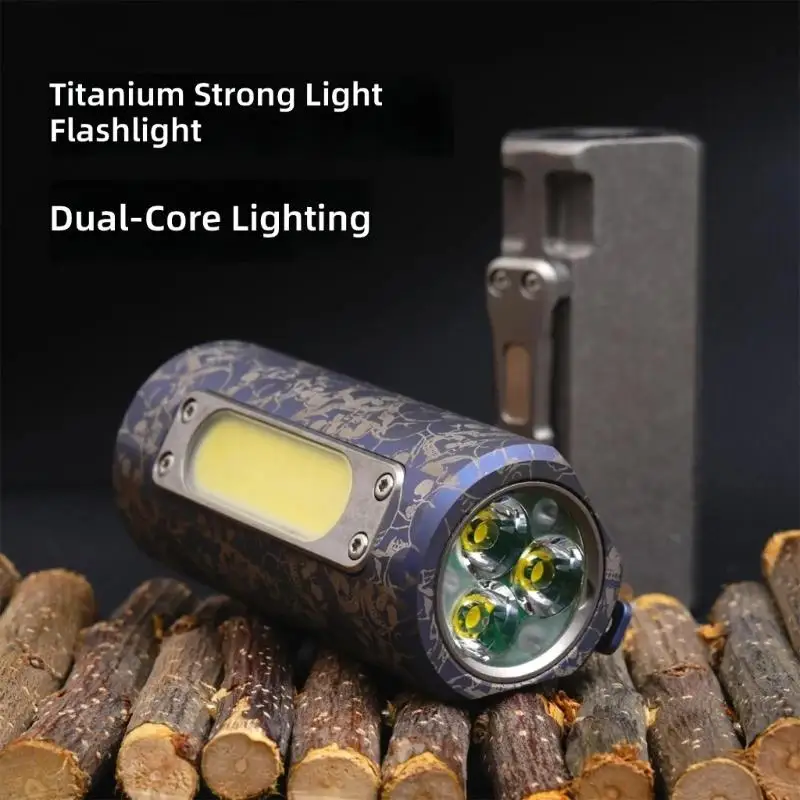 

USB Rechargeable Flashlight Powerful Torch Bright Torch Waterproof Small Work Light For Outdoor Activities D2RD