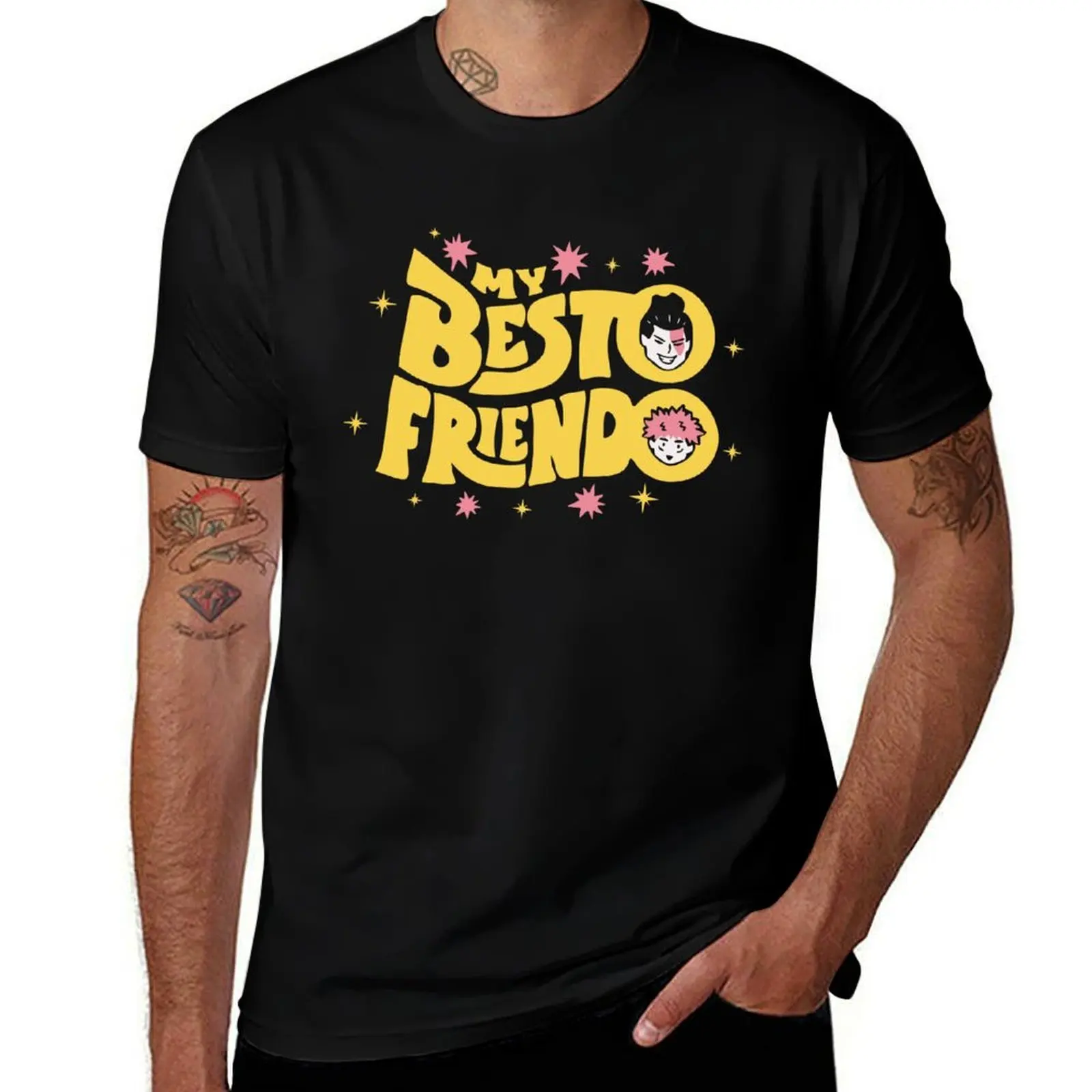 

My Besto Friendo Gojo Geto Satosugu T-Shirt Streetwear Print Tee Shirt
