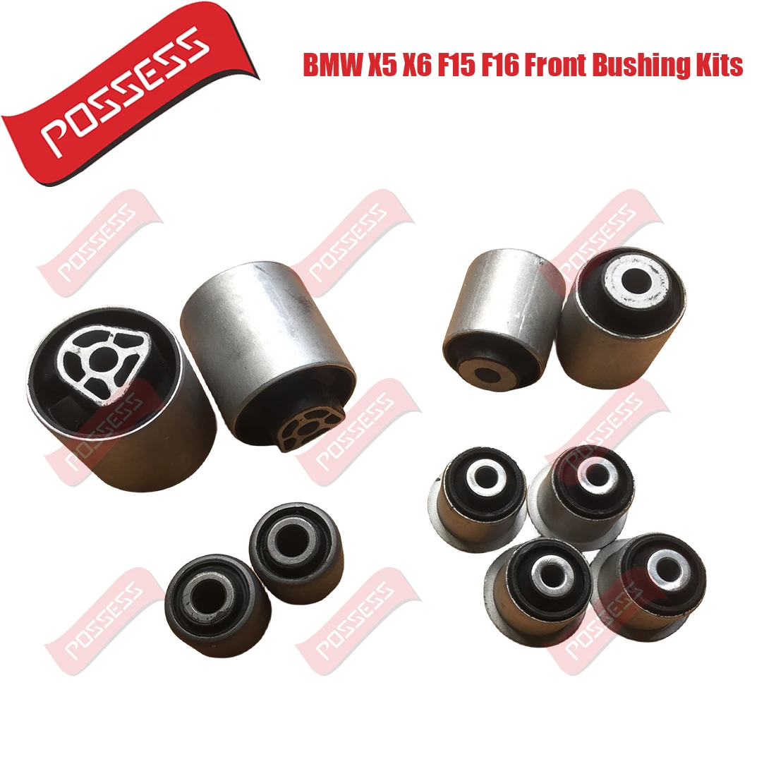 10 Pieces Front Suspension Control Arm Bushing Kits For BMW X5 F15 X6 F16 2013-2019 xDrive 31126864000 31126851693