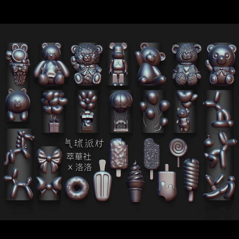 1 Stück Silikon-Nagelform, Cyberpunk, kleiner Arzt, Spielzeug, dunkle Schlange, Vorlage, exquisite dreidimensionale Dekoration, DIY-Nagelform – Detail 5