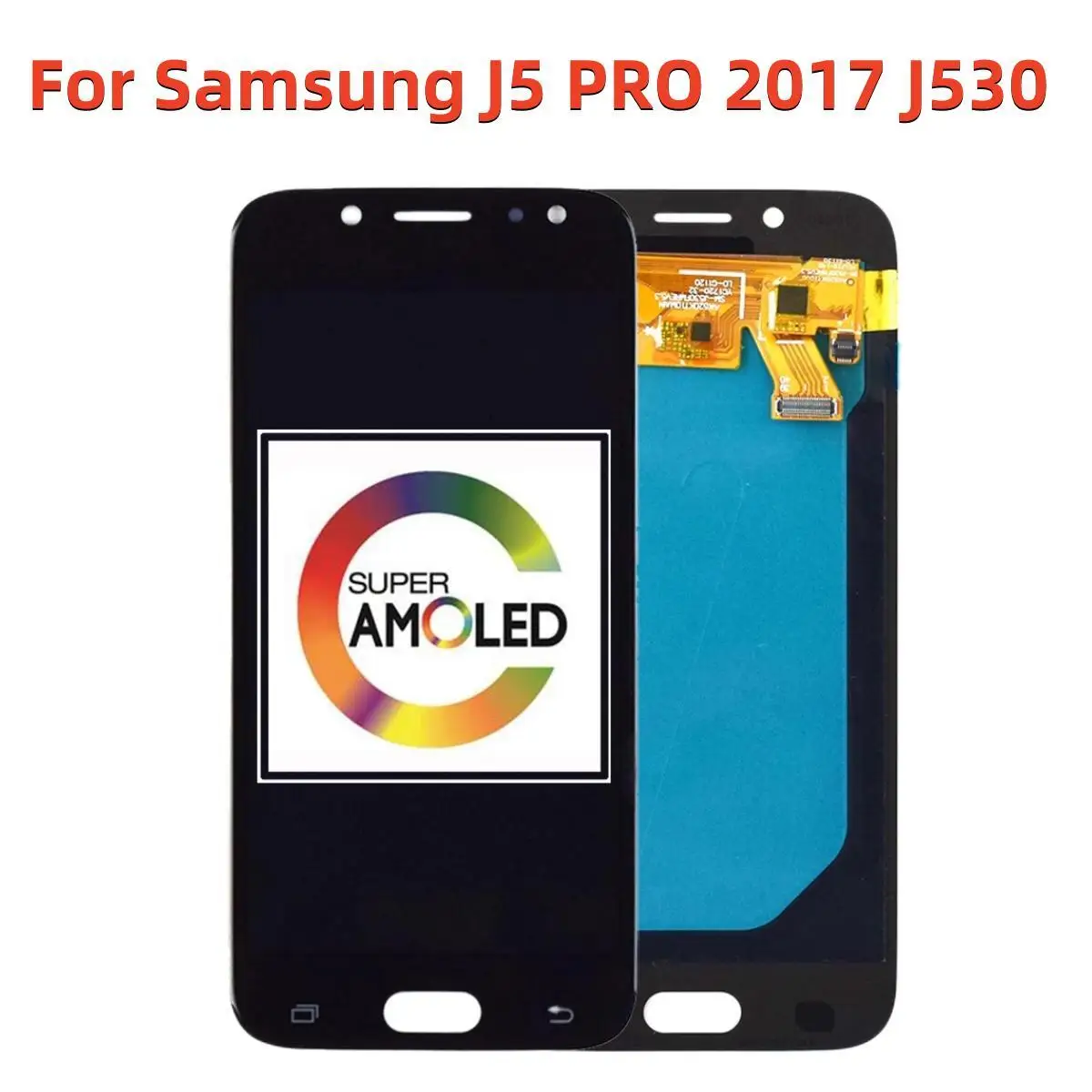 

Super AMOLED LCD For SAMSUNG Galaxy J5 Pro 2017 J530 J530F J530FM SM-J530F J530G/DS LCD Display Touch Screen Digitizer Assembly