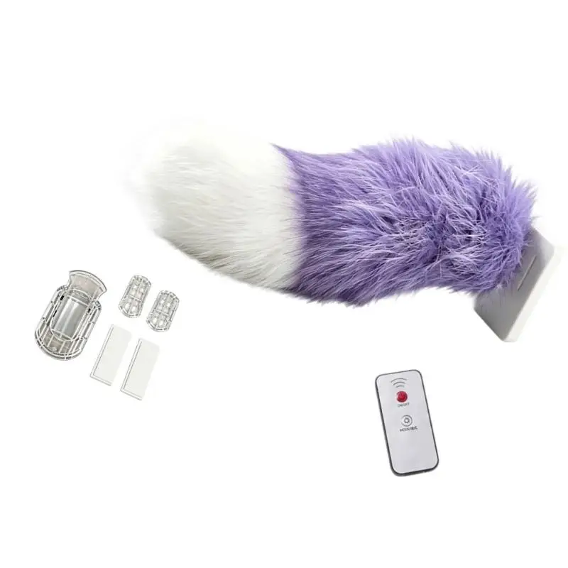 Picture 3: Electric Furry Tail, Movable Tail For Car Motorcylce Rechargeable Tail Ornament