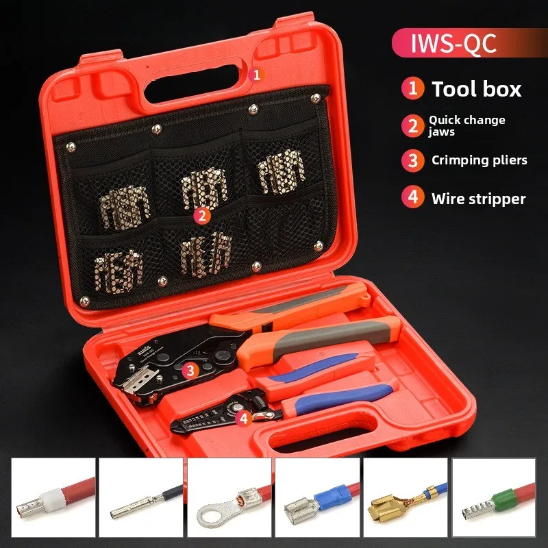 Wire Stripping Pliers Multi-functional Electrical  Peeling Pliers Cutting Wire Dialing  Pressing Wiring Pliers Peeling Scissors