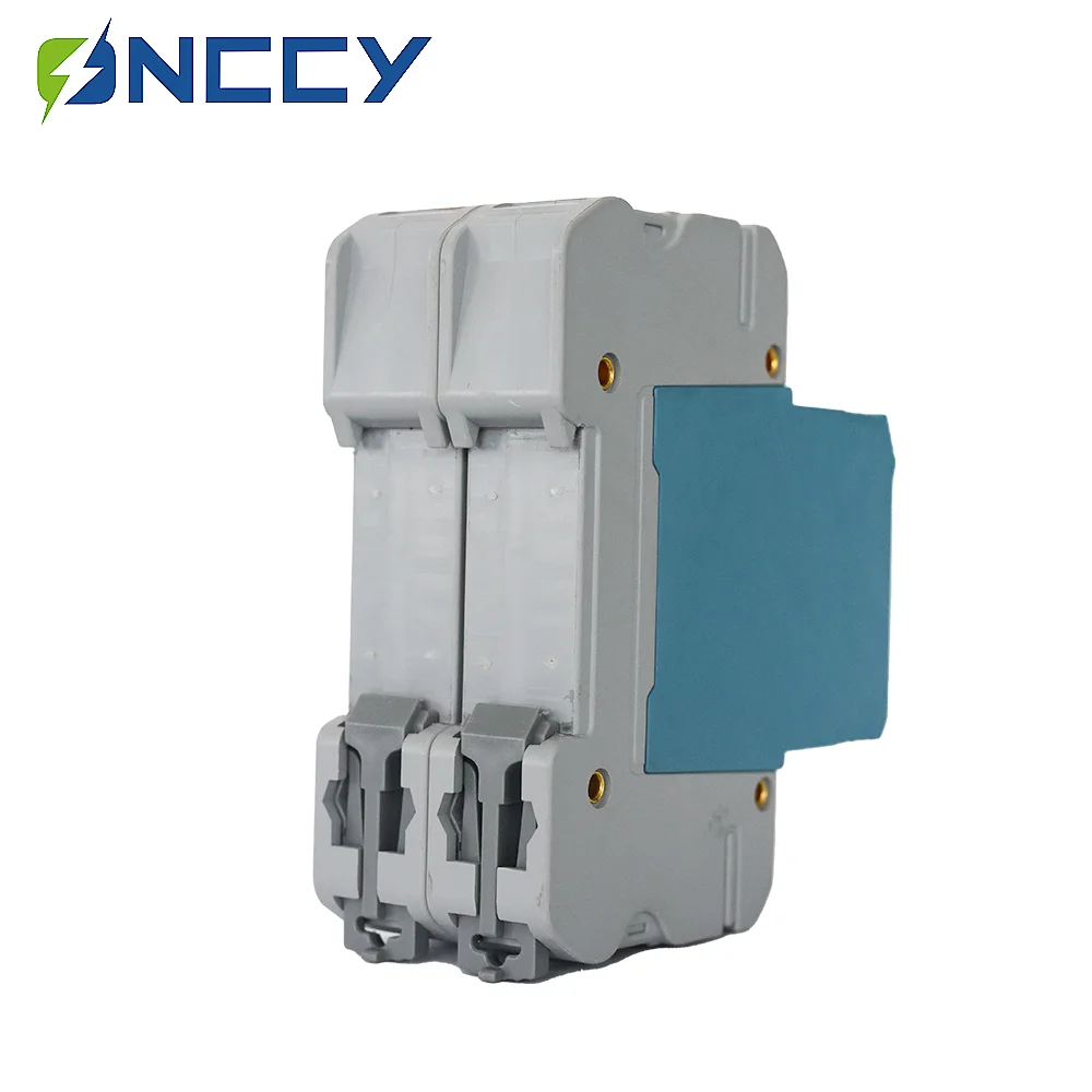 ONCCY 2Pole  DC SPD T1+T2 ,Solar PV12.5KA Surge Protection,Din Rail 600V 40KA Surge Arrester Lightning Protector