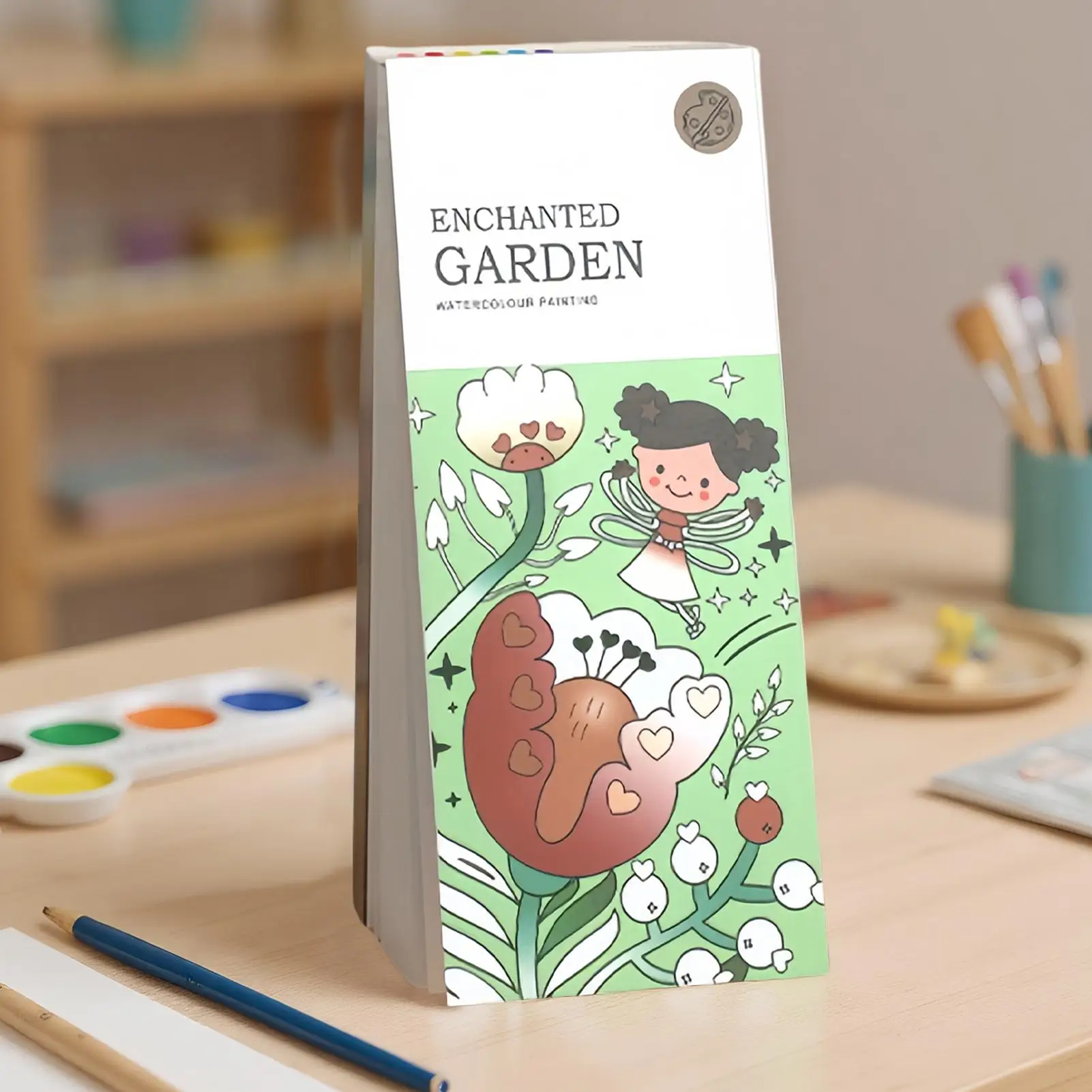 Kreatywna książeczka do kolorowania akwarelą dla dzieci Przenośny notes na papier do malowania i rysowania Aktywności domowe dla dzieci