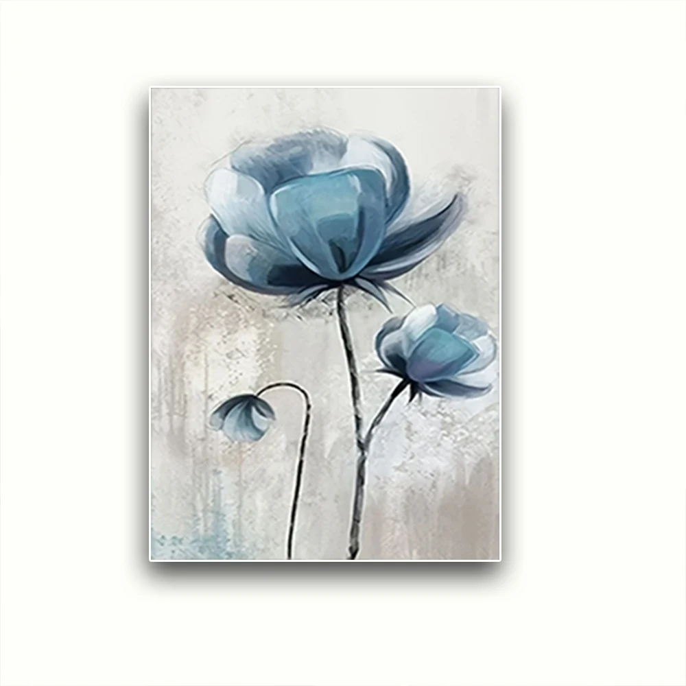 

Classic Tulip Oil Painting On Canvas Wall Art Cuadros Valentine's Day Decor Handmade Mural Nordic Wall Paintings For Living Room