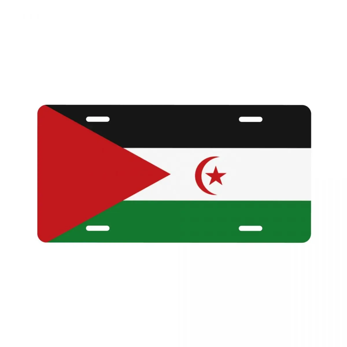 

Western Sahara 6inX12in Metal Car License Plate Decoration