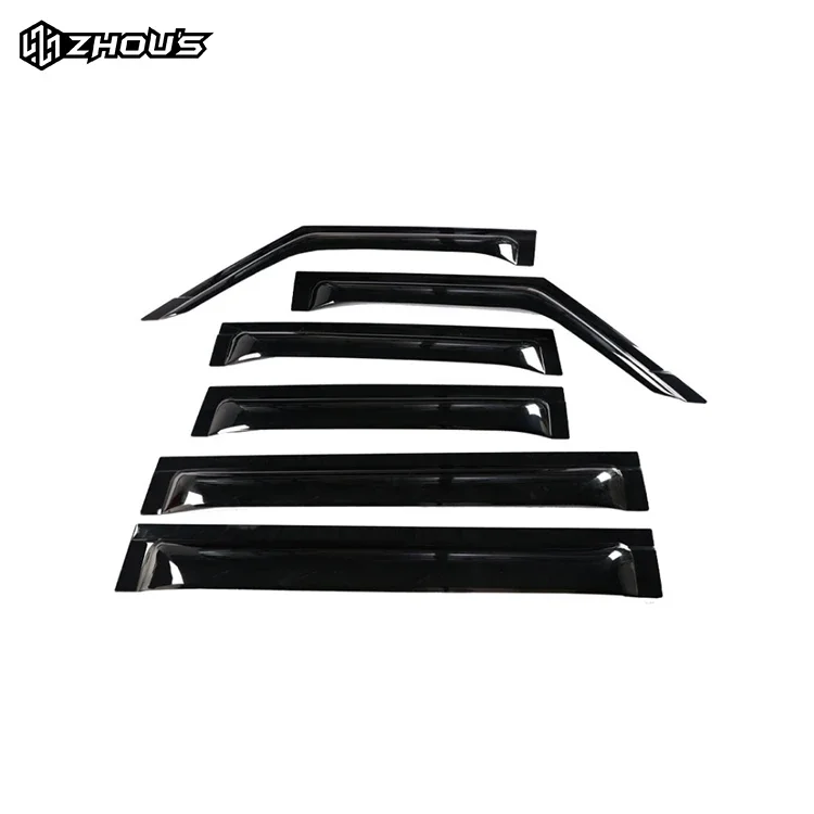 

Exterior Accessories 6Pcs Window Vent Sun Shade Rain Guard Door Visor Car Deflectors Special Car Rain Side Windows Sun Visor