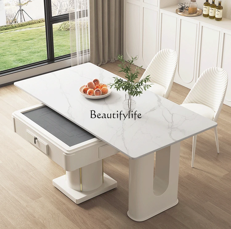 

Fully automatic household mahjong table and dining table dual-purpose modern simple electric mahjong machine