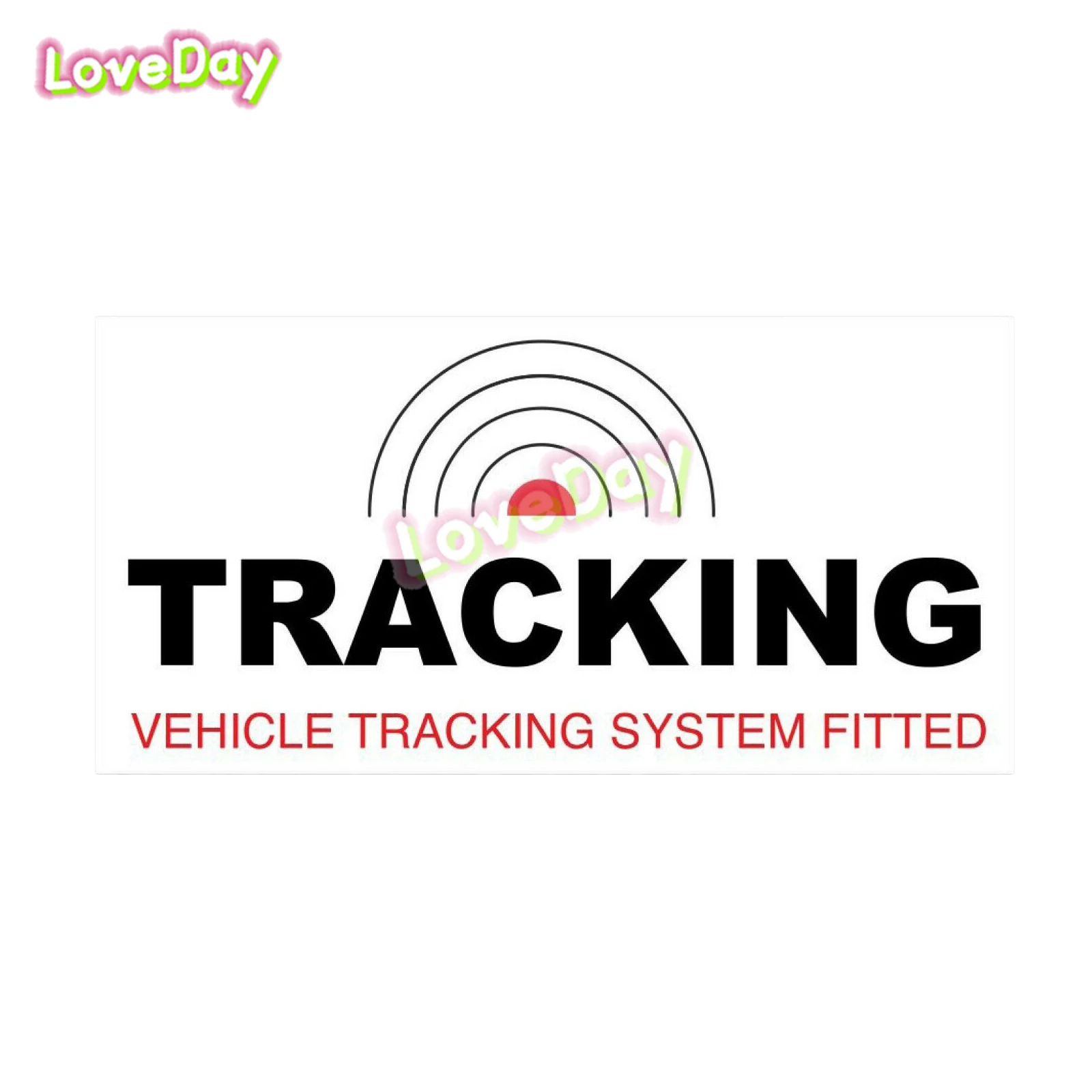 Vinyl Car Sticker Tracking Vehicle Tracker System Fitted GPS Window Dashboard Danger Cyclists Beware Lorry Van Sticker