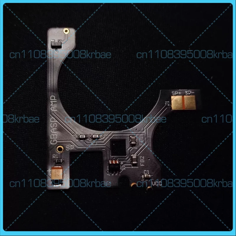 For GBA SP AGS-001 AGS-101 Bright & Normal Motherboard Sound Amplifier Module Easy Solder Noise Reduction Solid Capacitor