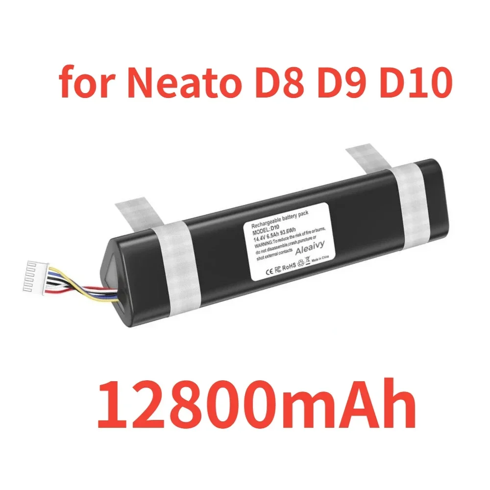 14.4V 6500mAh แบตเตอรี่ทดแทนสําหรับ Neato D3 D4 D5 D6 D7 สําหรับ Neato D8 D9 D10,945-0356,945-0373,905-0596 เครื่องดูดฝุ่น