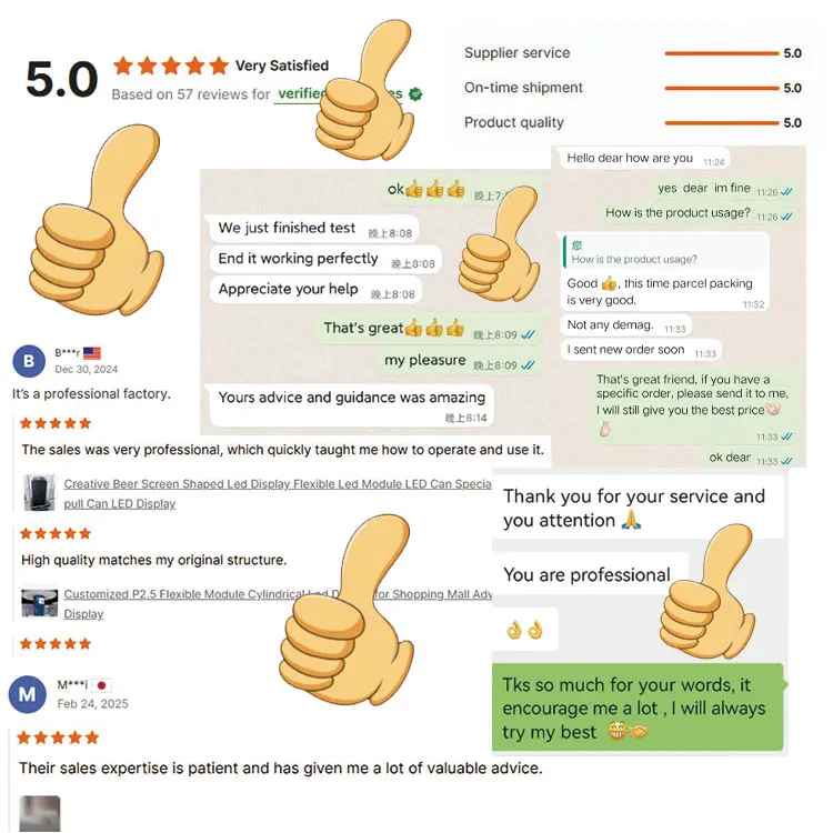 شاشة LED داخلية كاملة الألوان مخصصة للإعلان عن النافذة