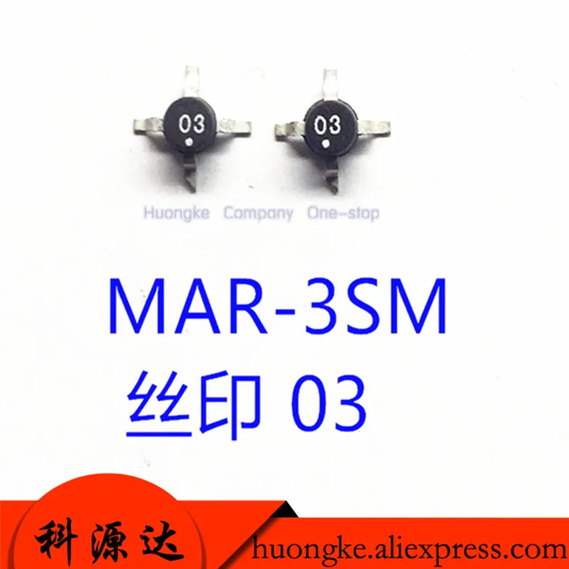 5pcs/lot  MAR-3SM Silk Screen 03 SMT86 Cross Monolithic Amplifier 50 Ohm RF Power Amplifier