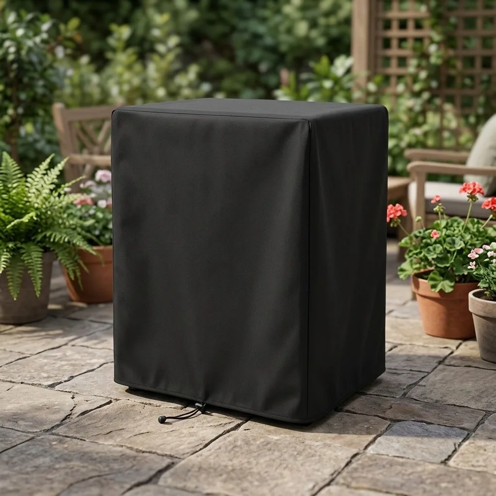 Black Kitchen Cover for Step2 Childrens Play Set 210D Oxford Waterproof 114L x 38W x 109H CM Drawstring Closure