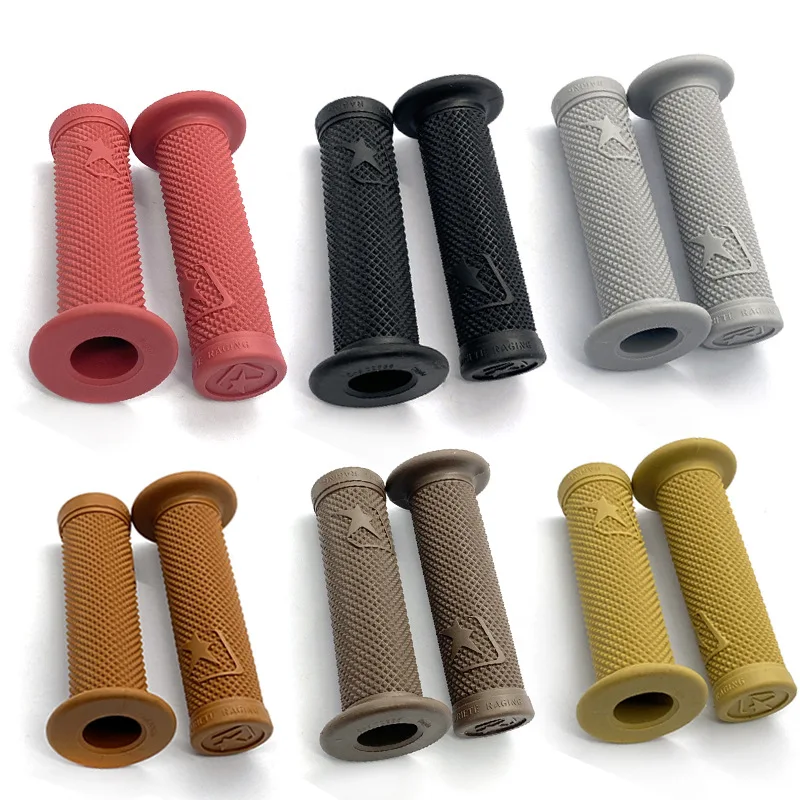 High Quality Handles Motorcycle Handlebar 7/8'' 22MM Universal Rubber Motorbike Grips Modification Accessories Anti Slip Design