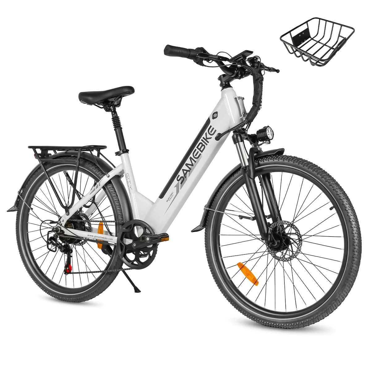 SAMEBIKE RS-A01PRO E-bike 500W motor, 36V15AH lithium batterij, mechanische schijfremmen, elektrische fiets, 26 inch banden.