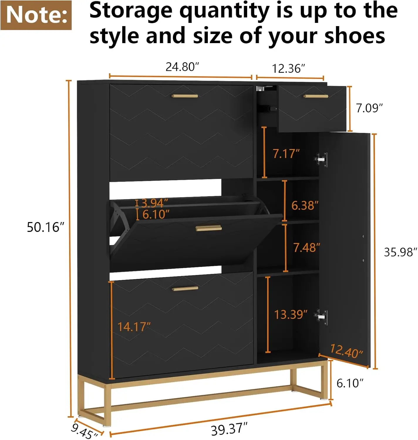 Armoire de rangement, chaussure autoportante à 3 pivots de proximité, chaussure moderne T1 avec armoire latérale réglable, entrée Na