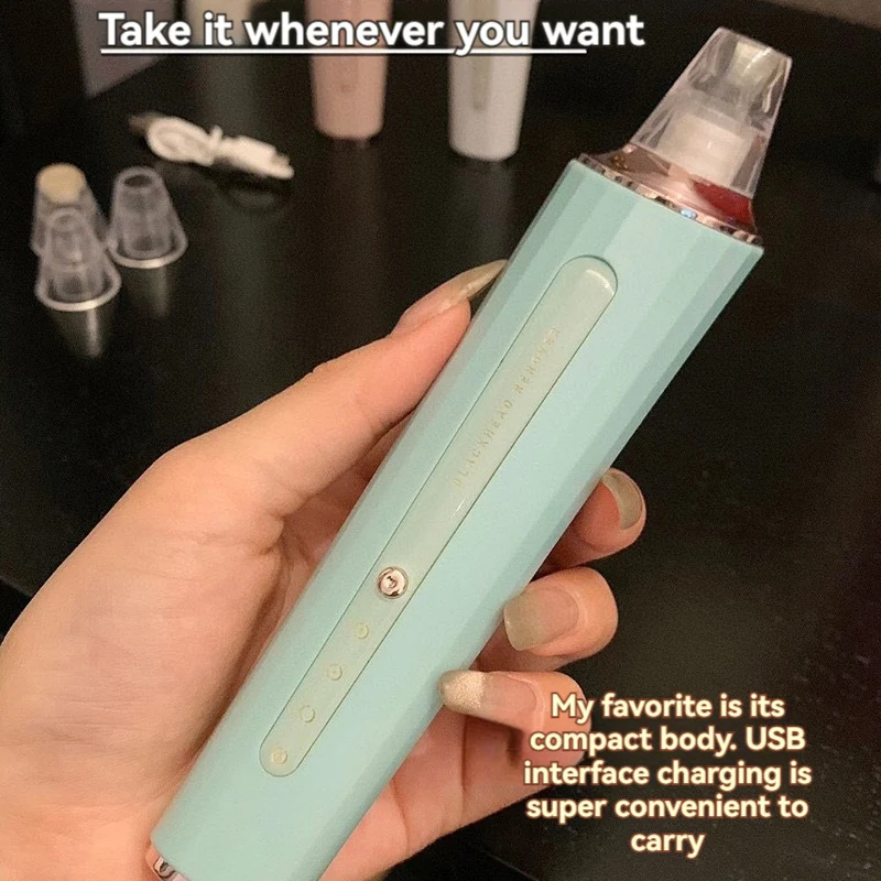 2024 Nowe urządzenie do odsysania zaskórników Oczyszczanie porów i urządzenie kosmetyczne Usuwanie zaskórników Wersja ładująca Usuwanie zaskórników