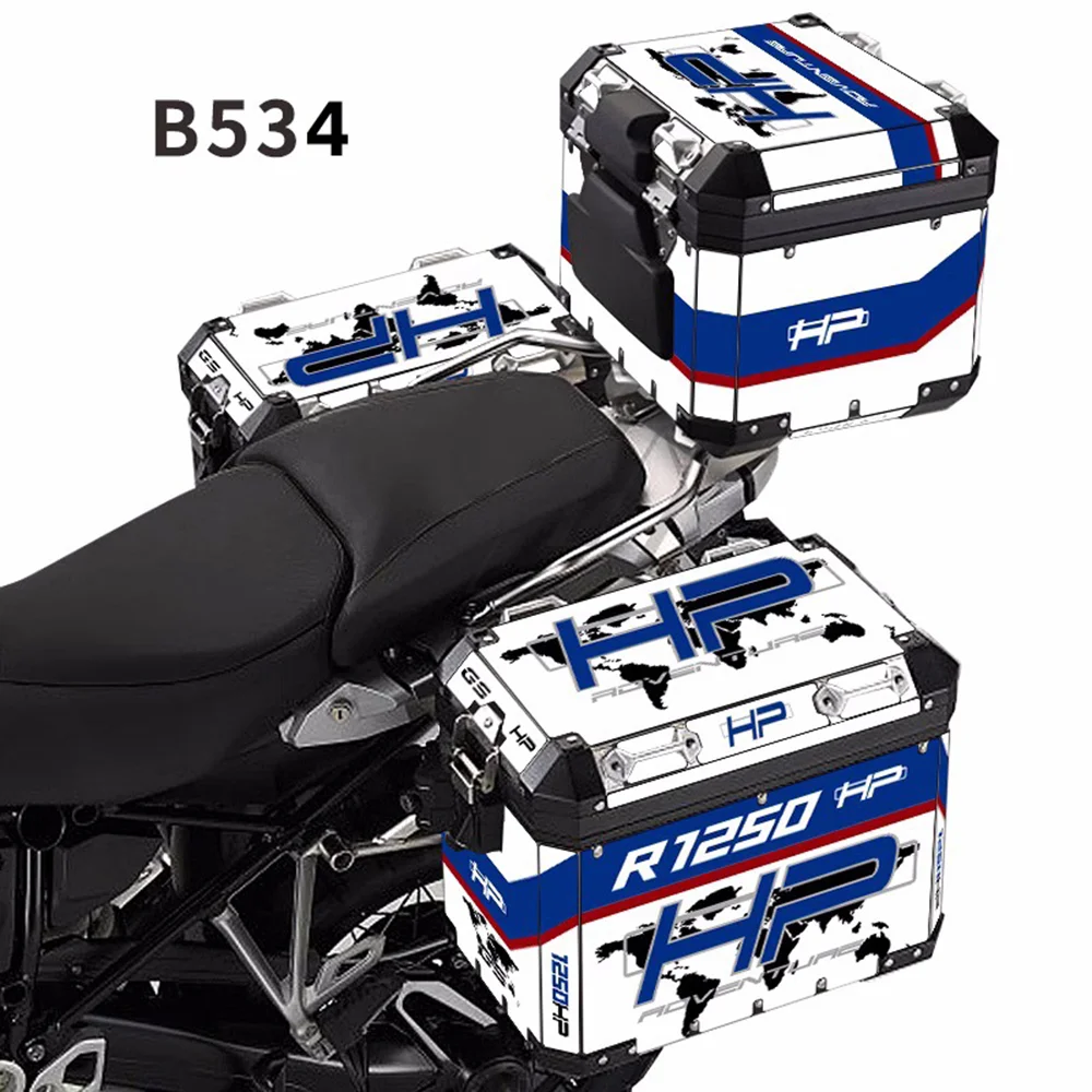 Uitable For BMW R1250GS F850GS R1200GS Aluminum Box Motorcycle New Protective Pad Decoration Decorative  stickers Sticker Decal