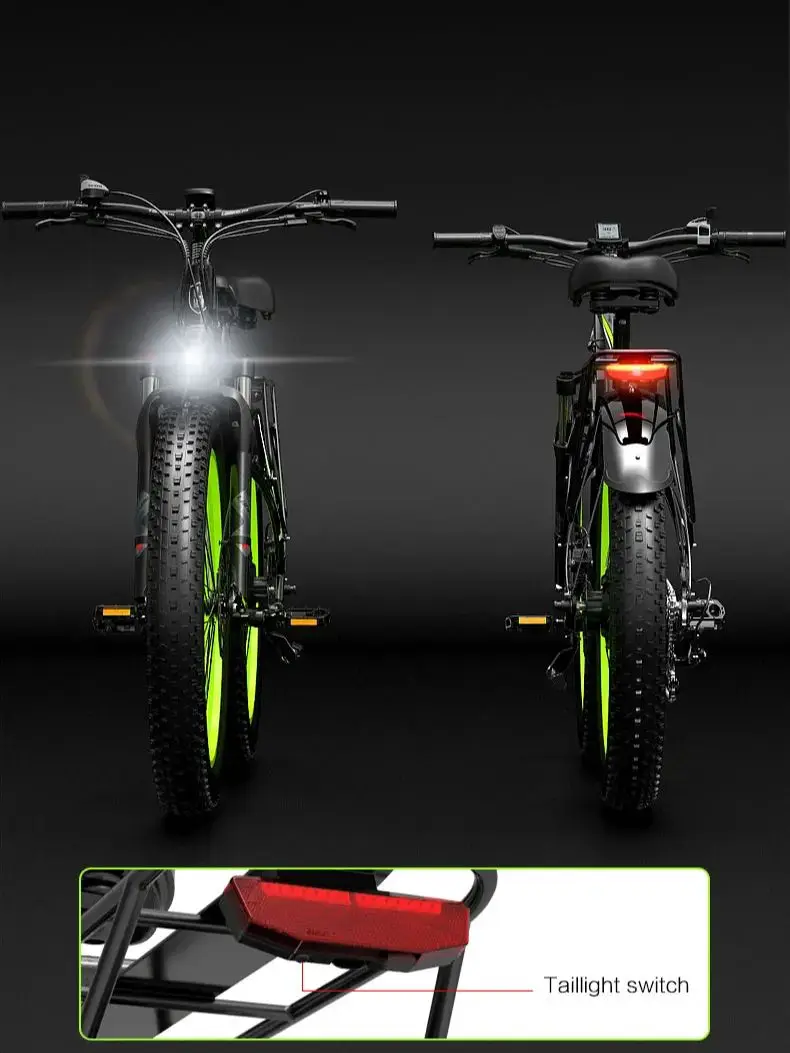 Lankeleisi XC4000 Elektrofahrrad 1000W Motor 48V17.5AH Akku 40KM/H Geschwindigkeit Offroad E-Bike EU Lagerbestand