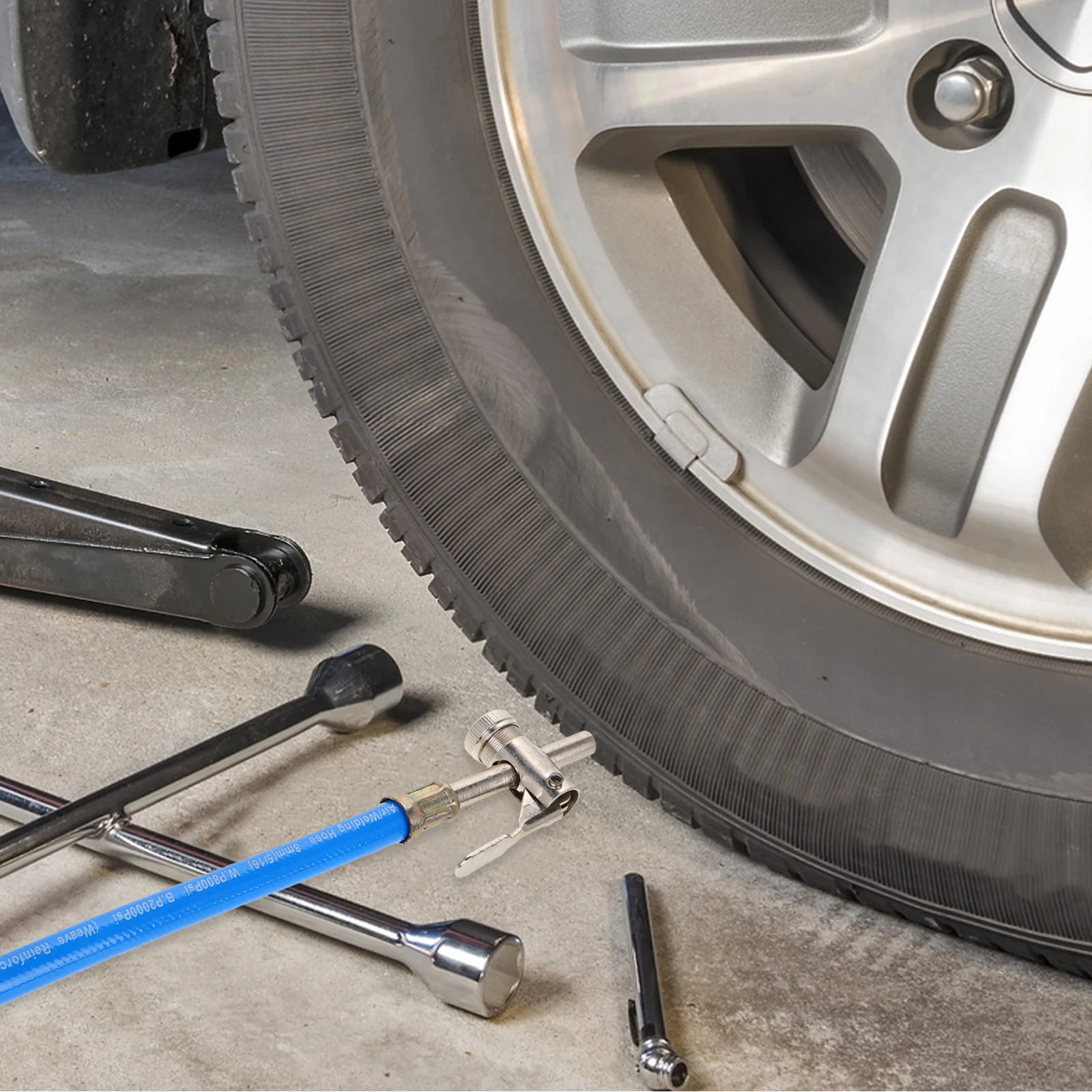 

Multifunctional Tire Deflation Valve Hose Car Wheel Deflator Portable Air Pressure Tool For Suv Offroad Motorcycle Bike Vehicle