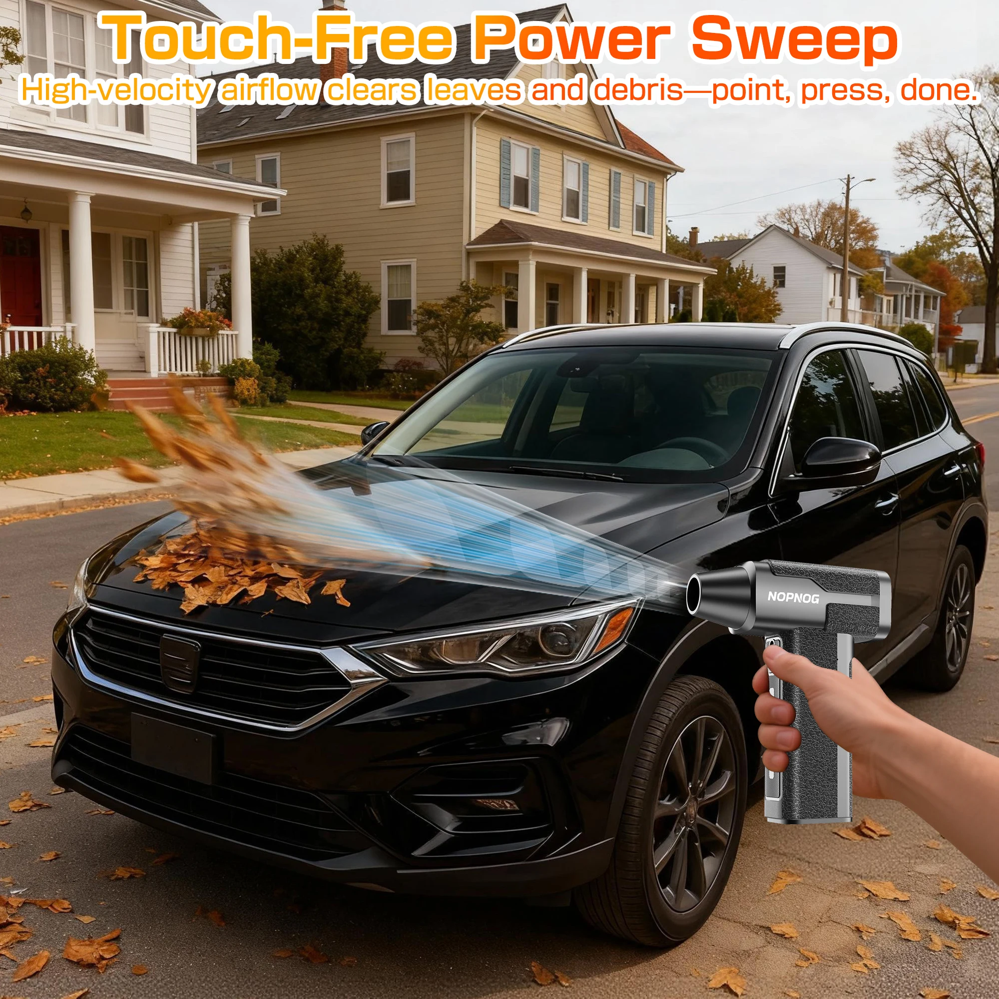 

For Car RV Truck Trailer Violence Jet Turbo Fan Blowing Multifunctional Portable Electric Air Duster Cleaning Tools Snow Removal