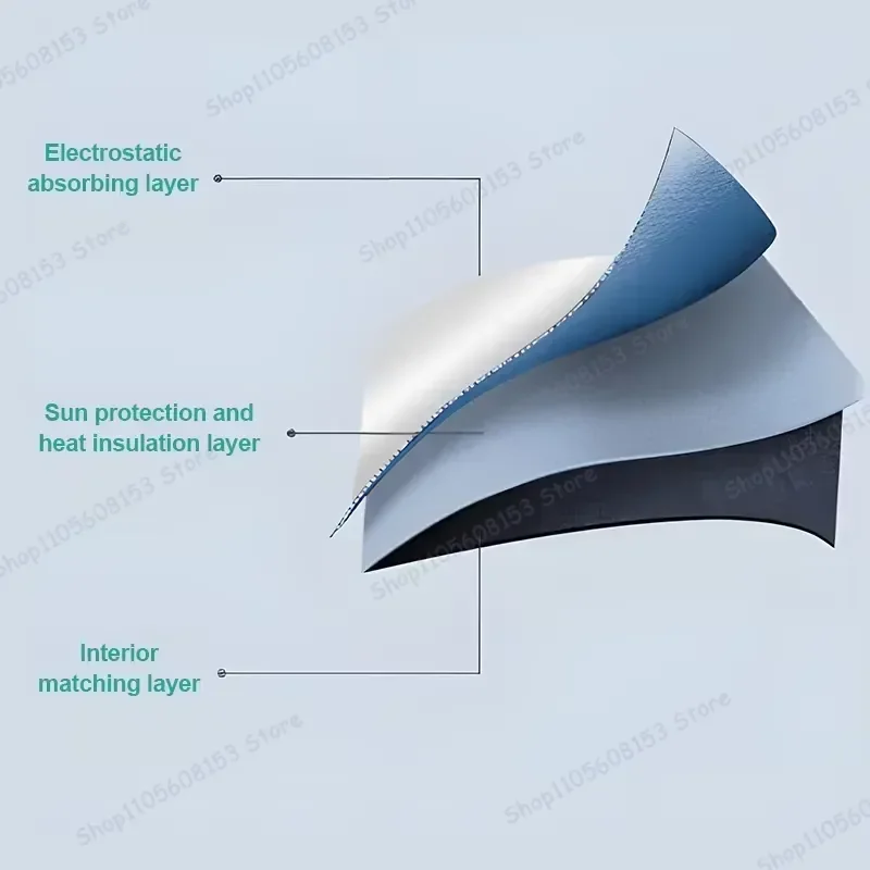 For Volkswagen VW Teramont X 2019 2020 2021 2022 2023 Sunshade for Sunroof Electrostatic Skylight Cover UV Protection Heat