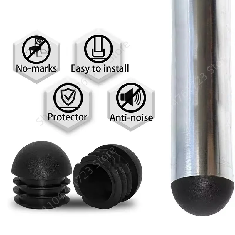 16 pezzi addensare rotondo in plastica tappo terminale 13-38 mm sedia tavolo piedi tappo tubo inserto tappo parapolvere decorativo