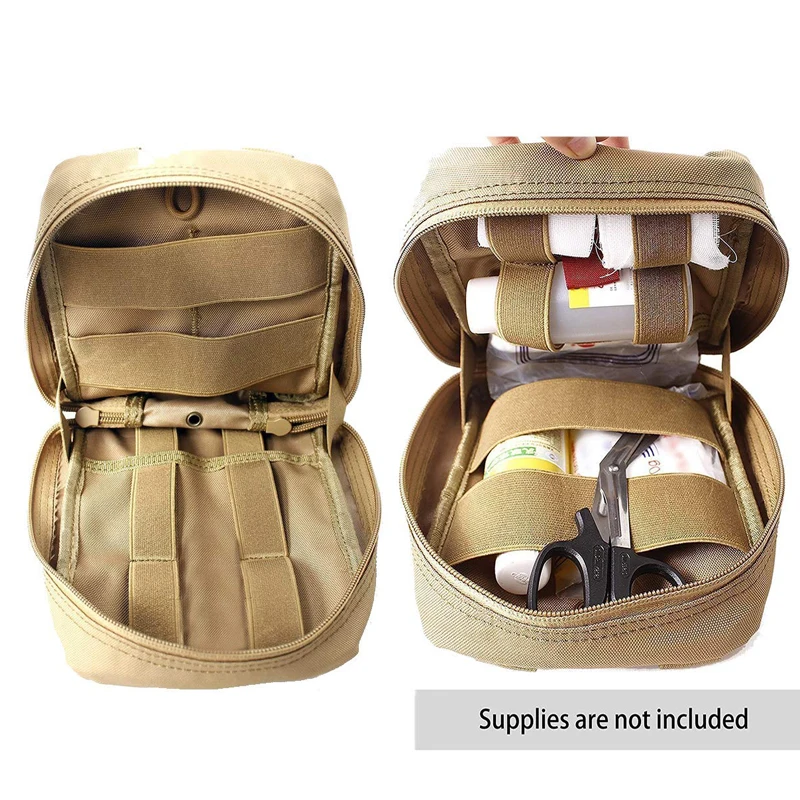 Trousse de premiers soins de survie pour camping, sac médical, sac de taille d'urgence, sac de voyage, poudres Oxford Molle