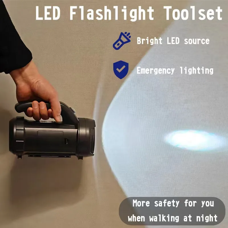 Car 4S shop souvenir car gift portable flashlight tool combination Portable Lamp Hardware Tool Set Integrated Maintenance Box