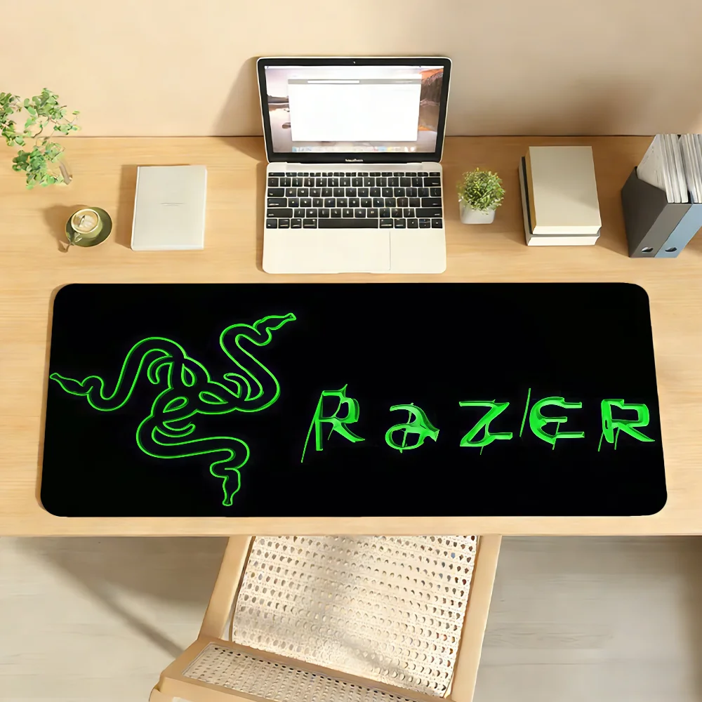 Brand R-RAZER Logo  Mouse Pad Non-slip Rubber Computer Mat Gamer Balance Decoracion Deskmat Laptop Office Large view 2