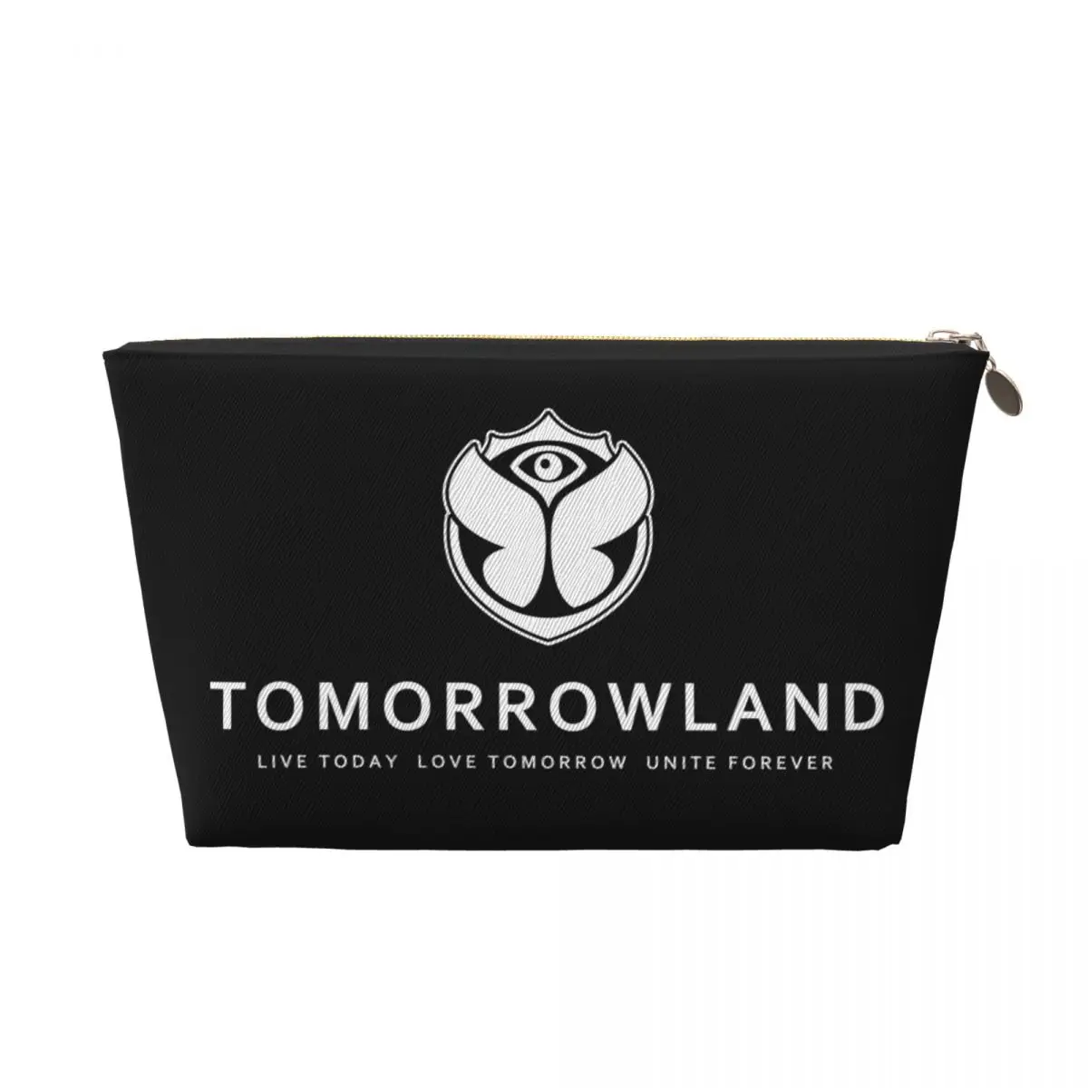 Custom Tomorrowland Makeup Bag Travel Cosmetic Organizer Fashion Belgian Electronic Dance Music Festival Storage Toiletry Bags