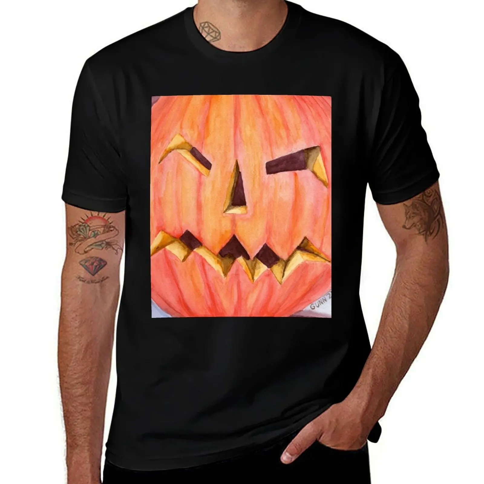 

Jack O'Lantern T-Shirt t shirt personalised t shirts with prints t shirts for man cotton soft T-shirt