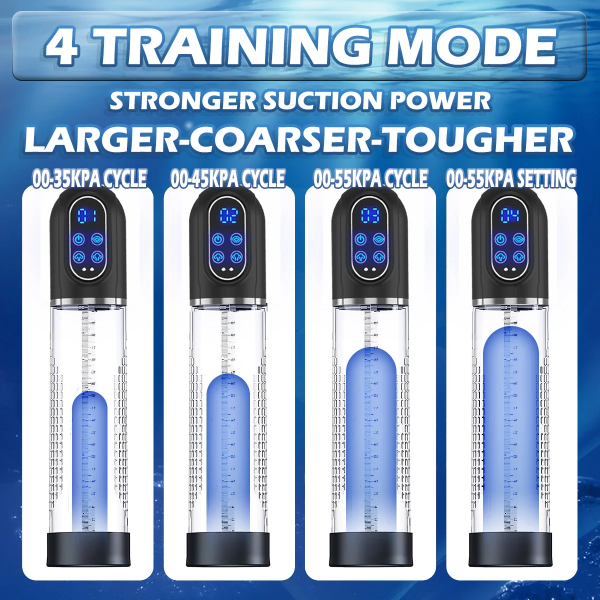 التلقائي القضيب مضخة مياه مضخة القضيب الكهربائية IPX7 الاستمناء القضيب موسع ديك المكبر لمدرب القضيب الجنس لعب للرجال