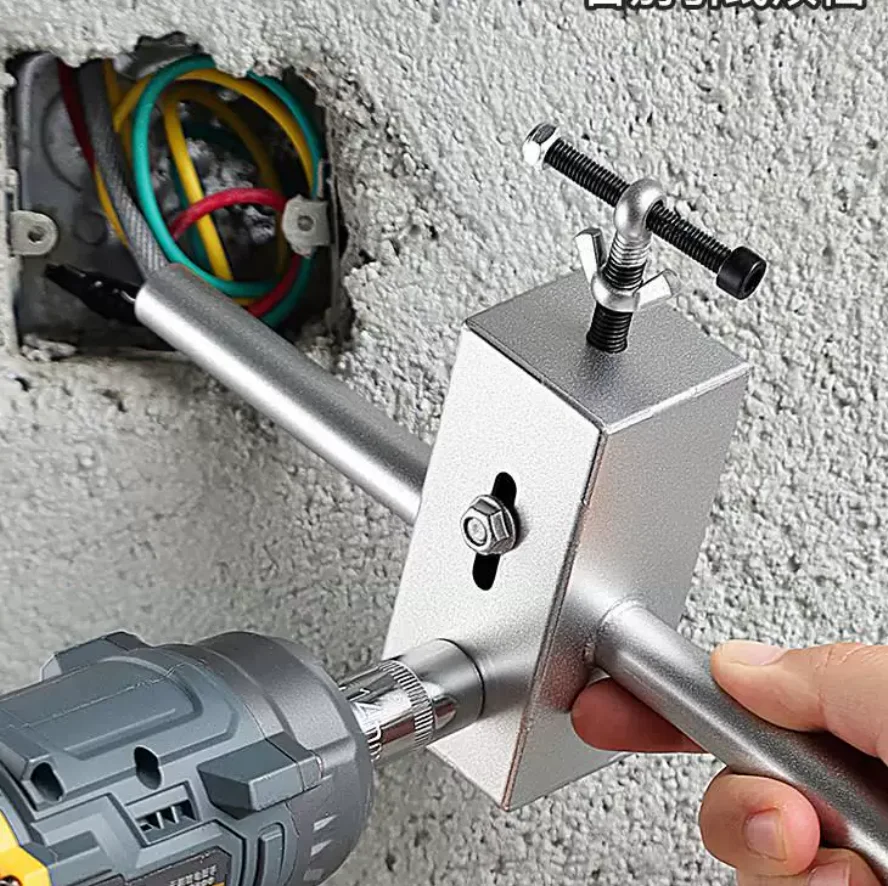 Electrician threading machine, semi-automatic, universal for water and electricity workers on construction sites, fast threading