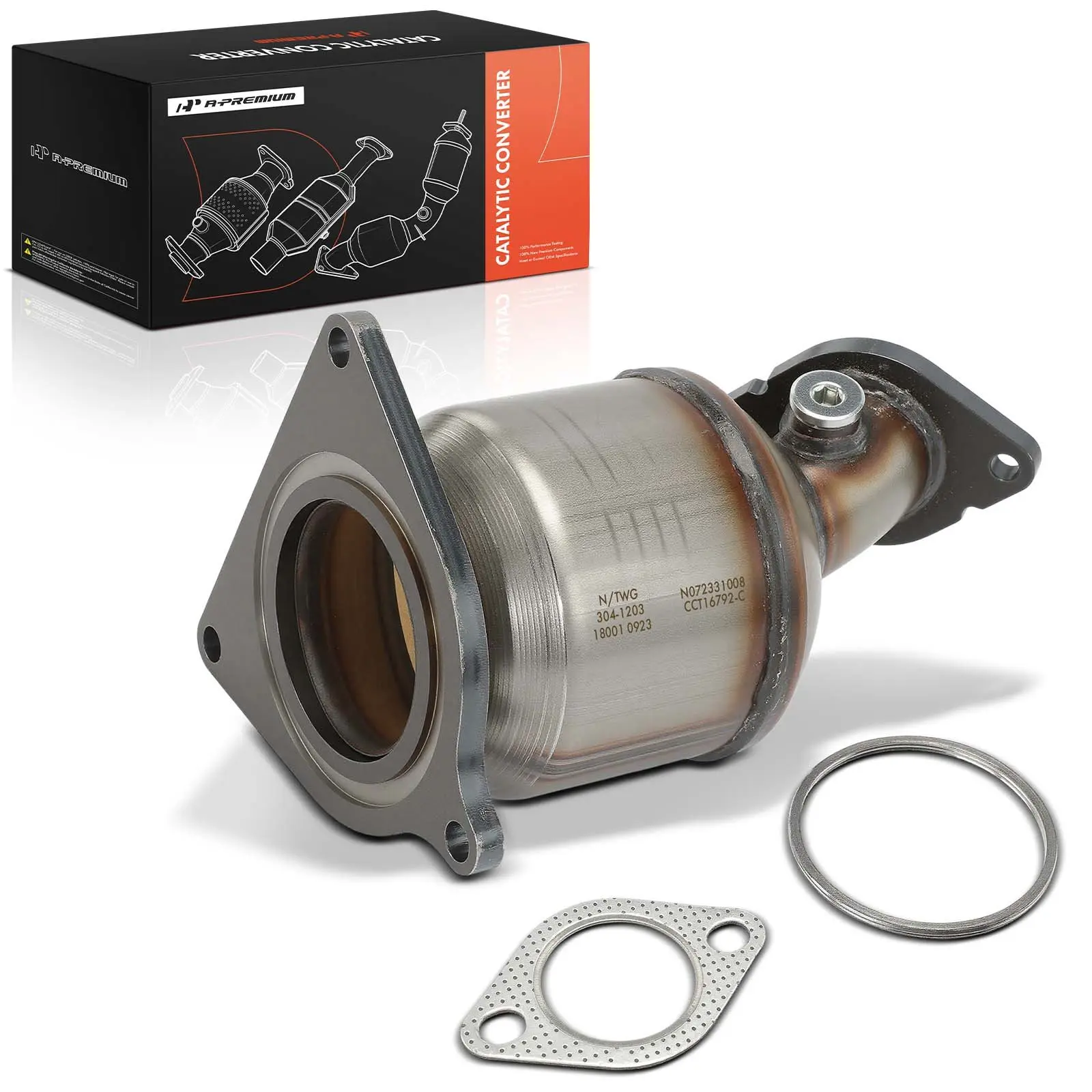 A-Premium Front Catalytic Converter for Ford Escape 2009-2012 Mazda Tribute 2009-2011 Mercury Mariner 2009-2011